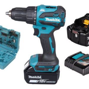 Makita DHP490XRF3 Akku-Schlagbohrschrauber 18V LXT mit Zubehör